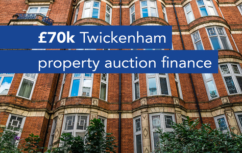 Buy-to-let property investor in Twickenham uses auction finance