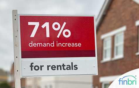 How is the increased demand for rental properties impacting landlords and tenants?