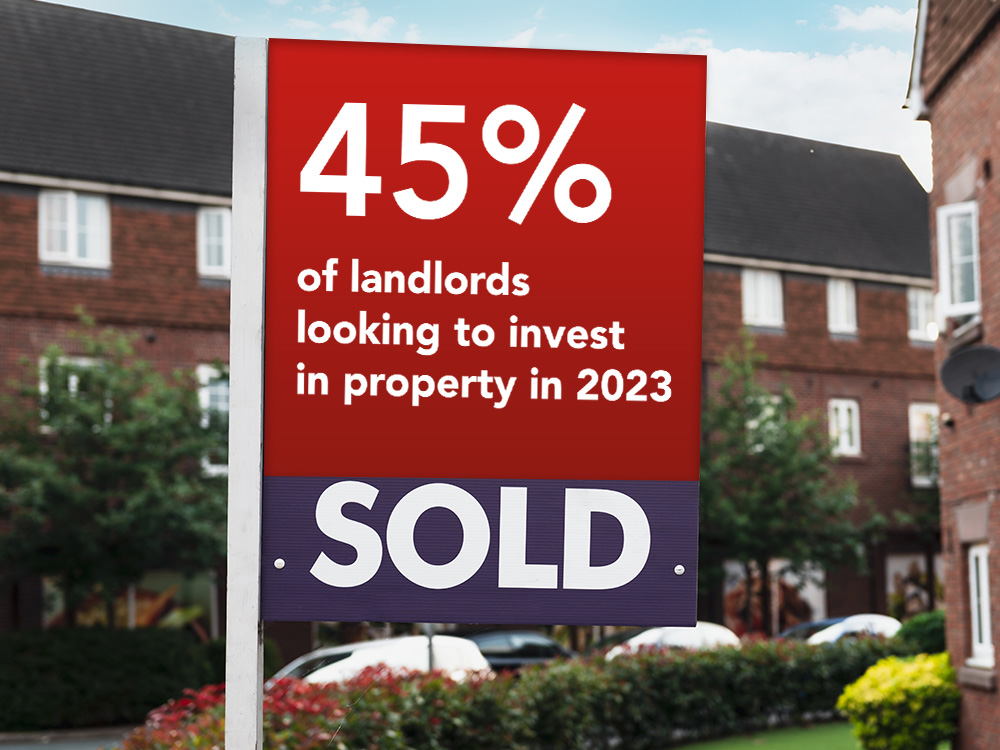 45% of landlords looking to invest in property in 2023