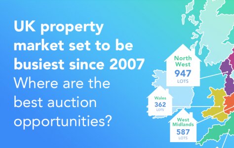 UK property market set to be busiest since 2007 - where are the best residential auction opportunities?